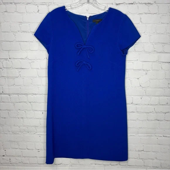 J. Crew Presentation Sheath Dress Bow Accents - Picture 4 of 10